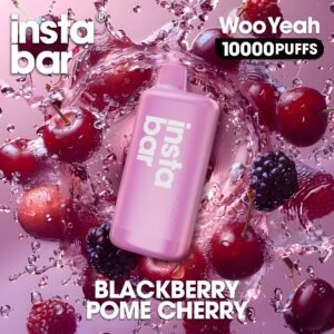 INSTA BAR WOOYEAH 10000PUFFS Blackberry Pome Cherry
