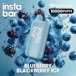 INSTA BAR WOOYEAH 10000PUFFS Blueberry Blackberry Ice