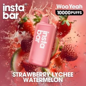 INSTA BAR WOOYEAH 10000PUFFS Strawberry Lychee Watermelon