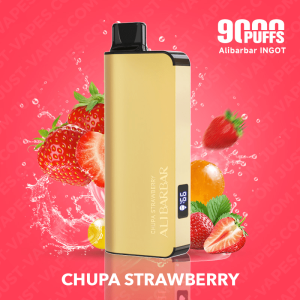 ALIBARBAR 9000PUFFS Chupa Chups Srawberry