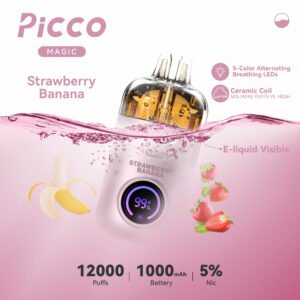 Picco MAGIC 12000PUFFS Strawberry Banana
